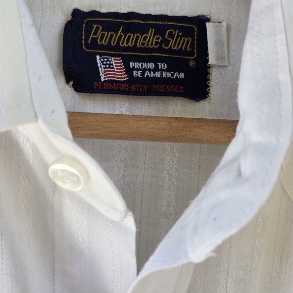 Panhandle Slim Vintage Pearl Snap Button Shirt - Picture 6 of 12
